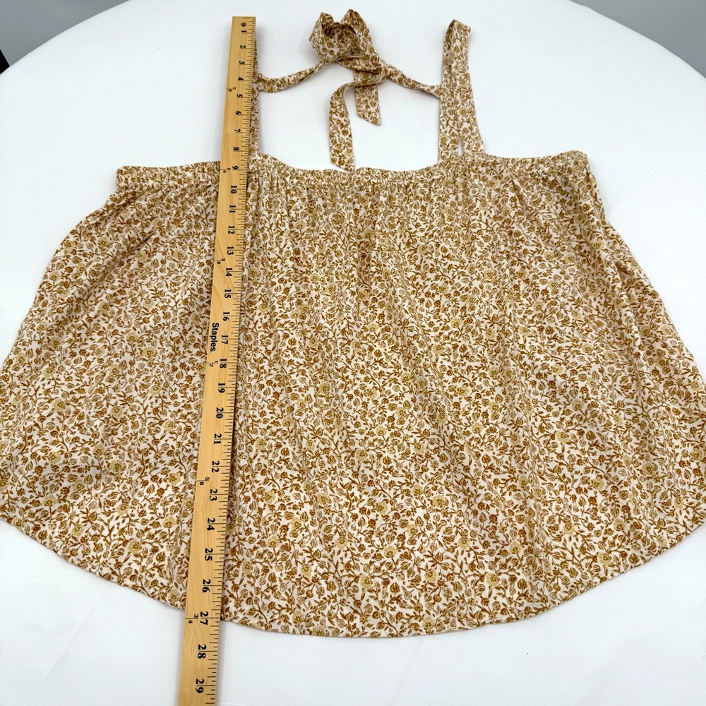 Old Navy Tie Back‎ Swing Cami Size 2X Bundle of 2 Blue Brown Flowercore Casual - Picture 10 of 12